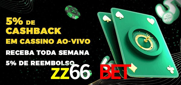 Promoções do cassino ao Vivo zz66 bet